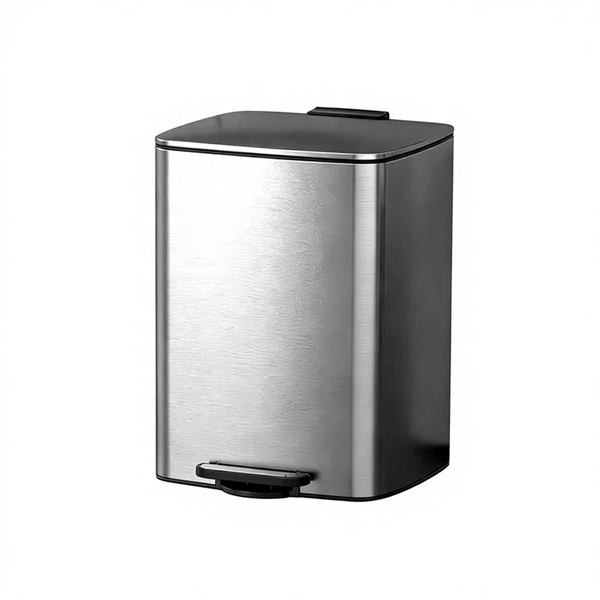 12L-Stainless Steel Rectangular Pedal Trash Bin