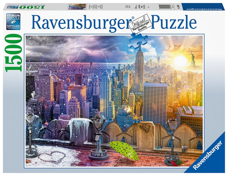 Ravensburger 1500 Piece Puzzles-At New York Skyline
