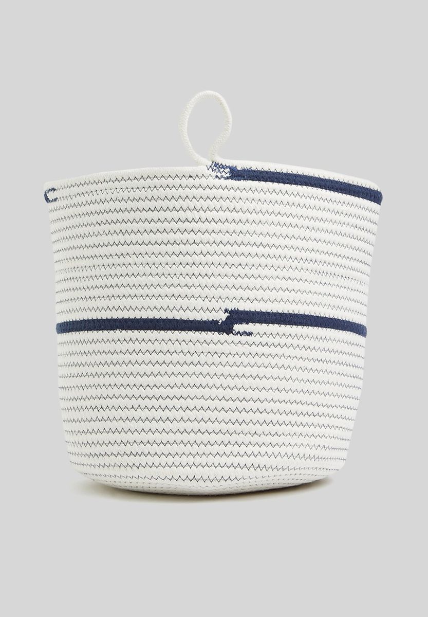 Blues Cotton Rope Basket Blue & White Shop Today. Get it Tomorrow