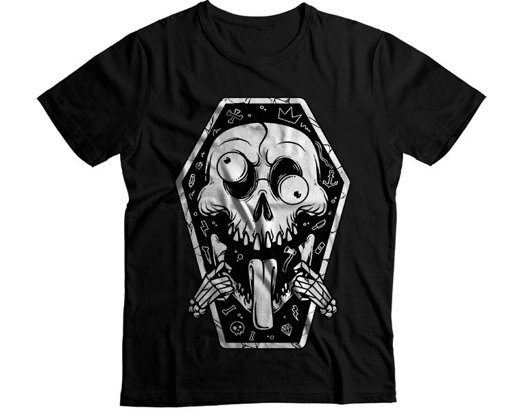 Funny Face Skull T-Shirt