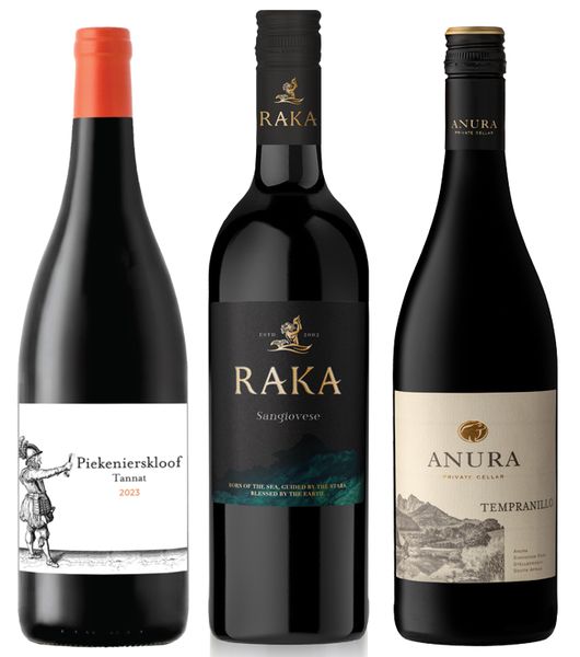 3 Bottle Mixed Case of Unusual Red Wines - 3 x 750ml