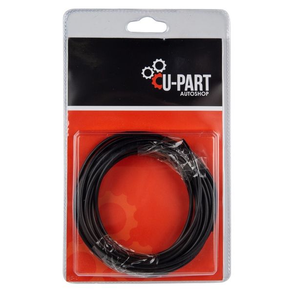 U-Part Electric Wire - 2.5mm x 5m - Black - Bulk Pack of 3