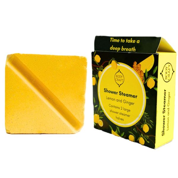 Lemon and Ginger Snap Off Shower Steamer