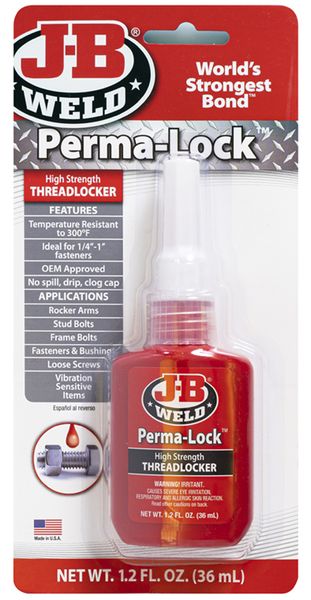 J-B Weld High Strength Perma-Lock Red -36 ml