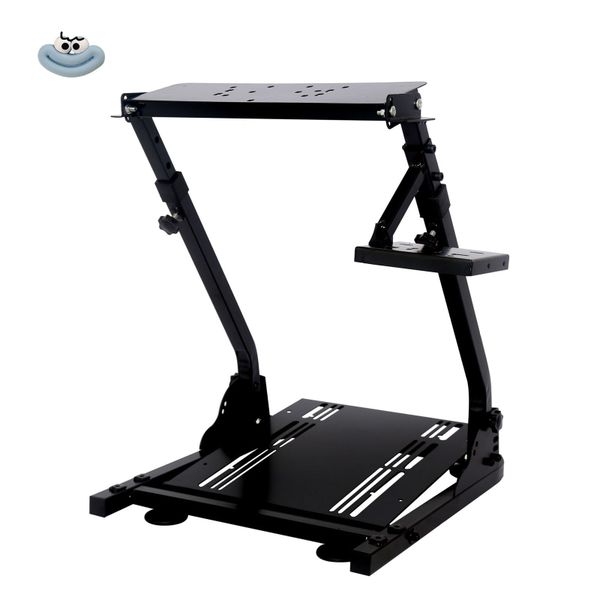 Foldable Racing Simulator Steering Wheel Stand - Fully Adjustable &amp; Stable