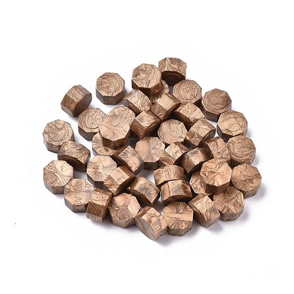200 Wax Seal Beads - Metallic Gold