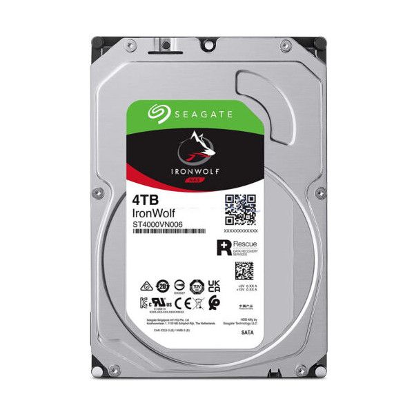 Seagate 4TB 3.5" IronWolf NAS Internal Hard Drive