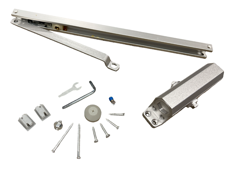 Overhead Door Closer with Sliding Channel Operation