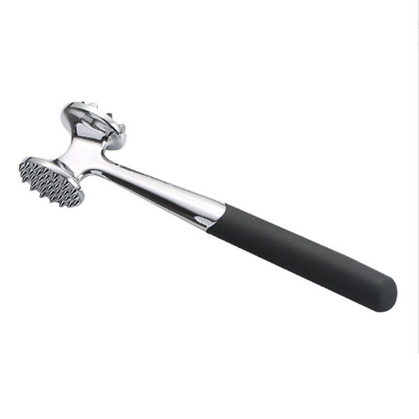 Double-Sided Meat Mallet - Zinc Alloy Tenderizer for Steaks &amp; Schnitzel