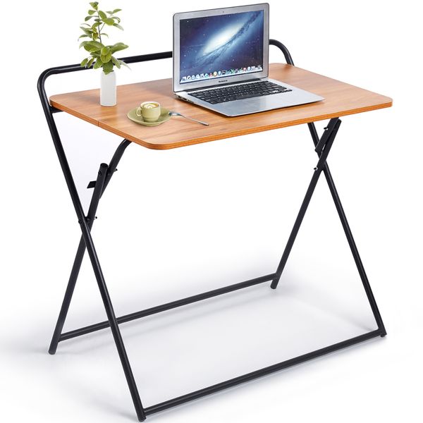 Folding Work Desk Study Table Small Space Office Desk