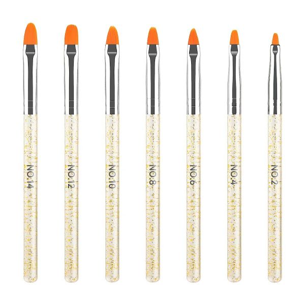 Manicure nail gel Brush - 7 Piece