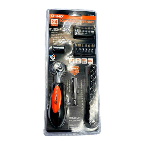 24 piece Screwdriver Bits Set SD 94486