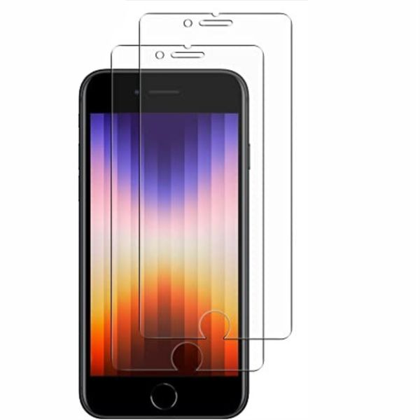 2 PACK - Screen Protector Guard Tempered Glass for iPhone SE 2020