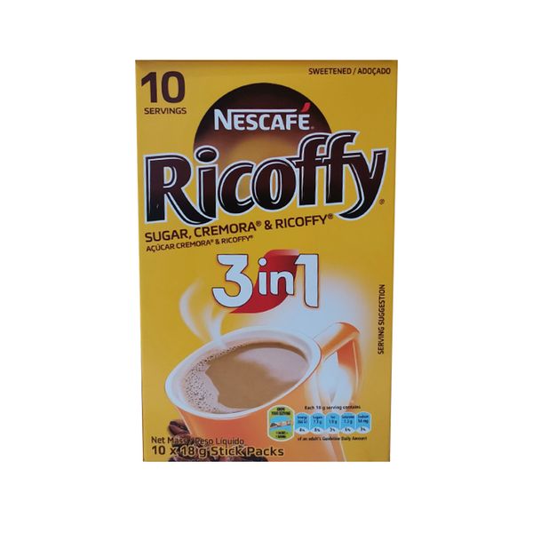 Nescafe Ricoffy 3-In-1 Instant Coffee (4 x 10 pack)