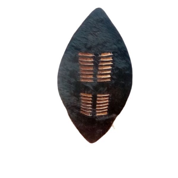Black Zulu African Traditional cultural Shield (Ihawu)