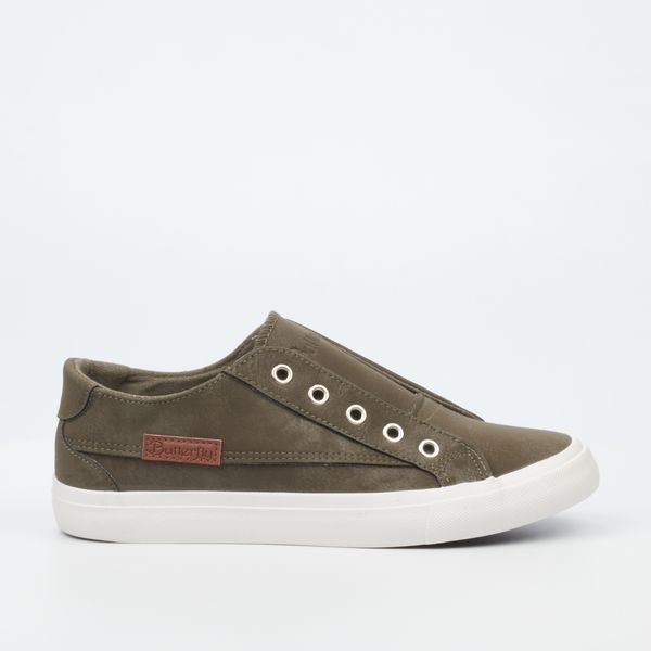 Butterfly Feet Women Olive Nubuck Pu Plain Casua image