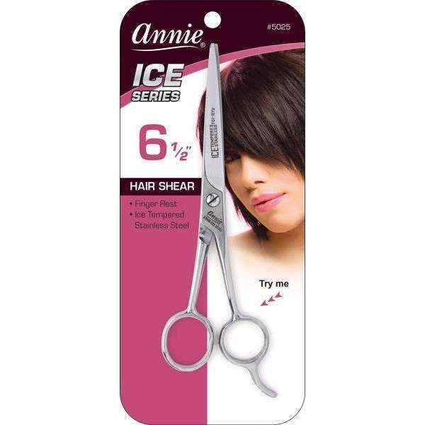 Ann05025 - Annie - Ice Tempered Stainless Steel Hair Shear 6.5" - 2 Pack