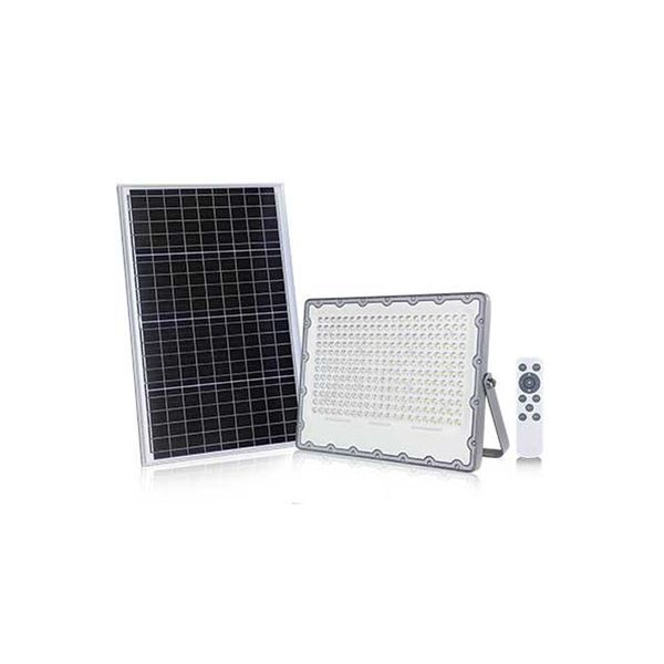 ACDC - Solar 300w Led Floodlight C/w 40w Pv Pan 3.2v/40ah Bat &amp; remote