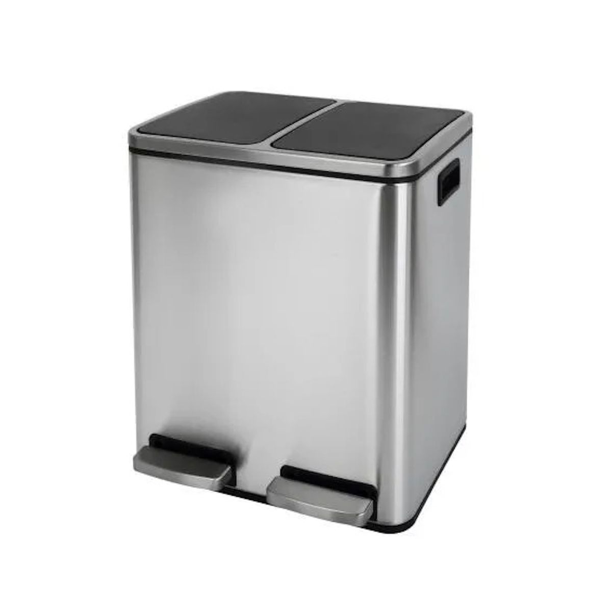 Kitchen Pedal Recycle Dustbin Soft Close With 2 Compartments 15 Liters ...