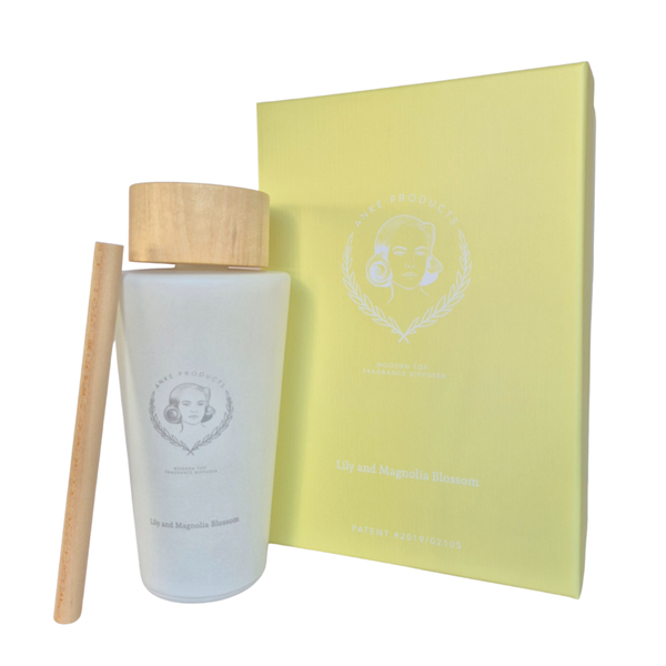 Anke Products - Lily Magnolia Blossom Wooden Top Foyer Diffuser 500ml