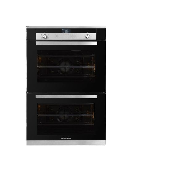 Grundig 70cm Multifunction BI Double Oven - GEDM 26000B