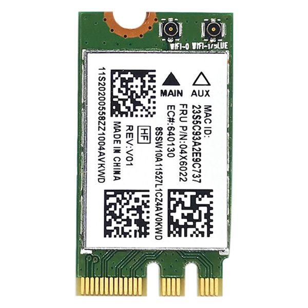 QCNFA335 Wireless Network Card, NGFF M2 Interface 4.0 Bluetooth