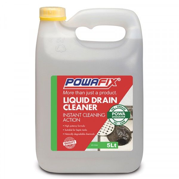 Powafix Ready To Use Liquid Drain Cleaner - 5 Litre