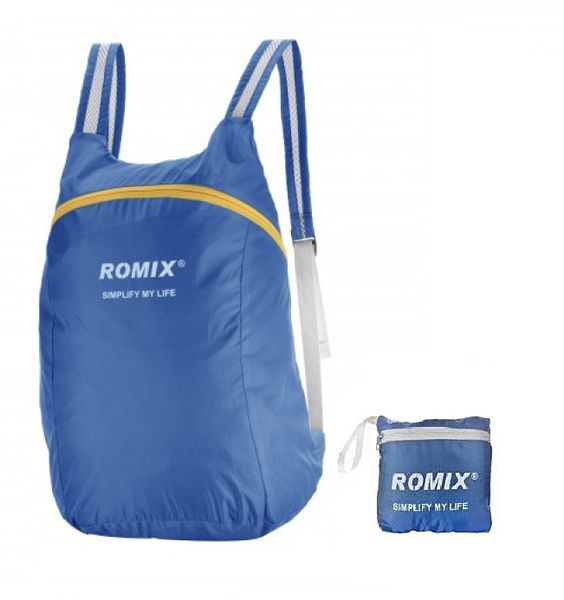 Romix Portable Storage Backpack- Blue