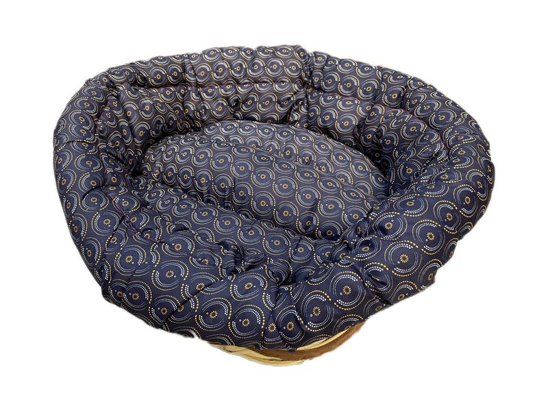 Basket Dog Bed with Cushion