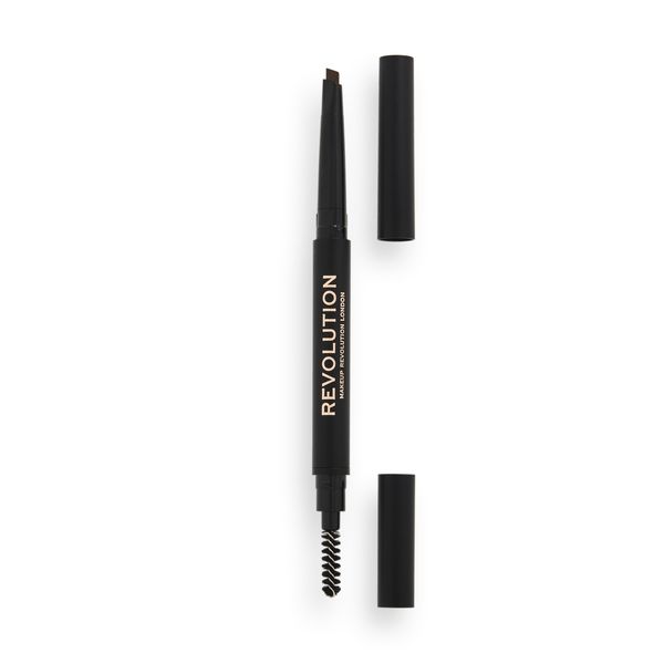 Revolution Beauty Duo Brow Pencil Medium Brown