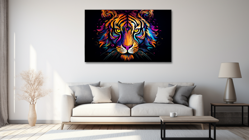 Royal Gaze Tiger Abstract - Mt0587 image