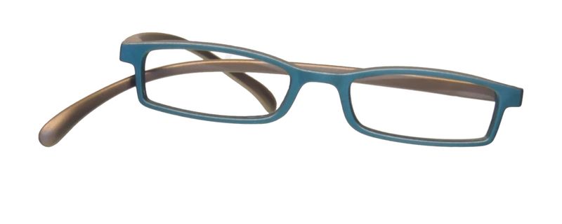 Klammeraffe Reading Glasses - No. 02 Petrol/Brown Range