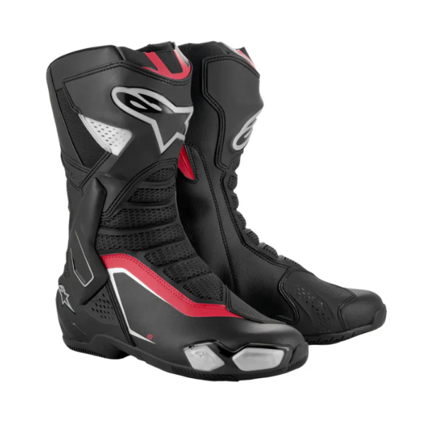 6 V3 Boots - Black/Silver/Red image