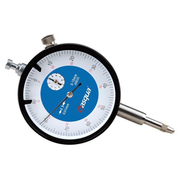 Dasqua Dial Indicator 0-10mm with Lug - Grad 0.01