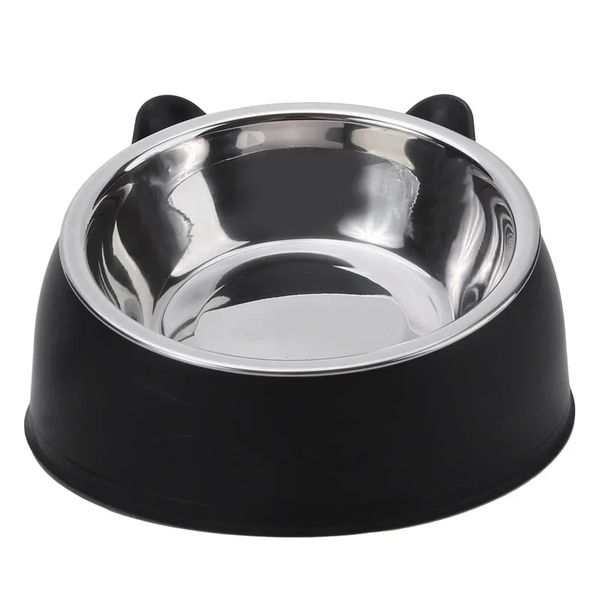 Cuencos De Acero Inoxidable Para Gatos, Base Antideslizante Para Mascotas