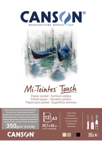 Canson Mi-Teintes Touch Pad 12S 24X32 350G