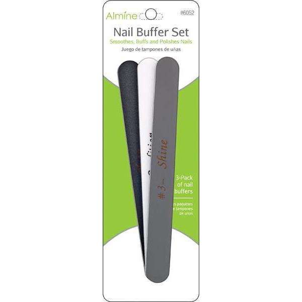 ANN06052 - Almine - Nail Buffer Set 3Ct - 4 Pack
