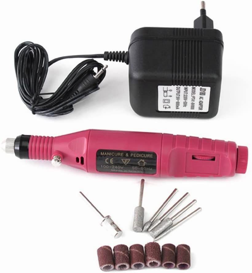 Mini Electric Nail File Nail Art Drill Rotary Detail Carver Shop