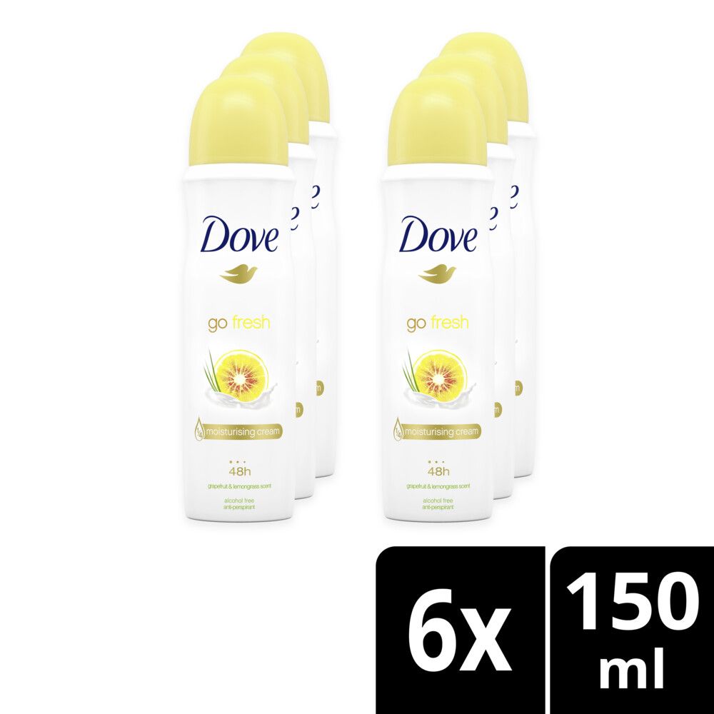 Dove Go Fresh Grapefruit and Lemongrass Antiperspirant Deodorant Body