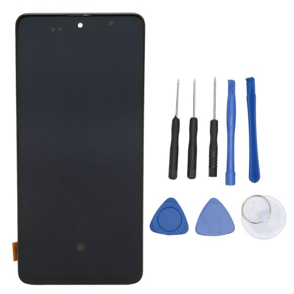 A51 4G A515 Touch Screen Assembly with Fingerprint OLED Screen Replacement &amp; Repair Tools