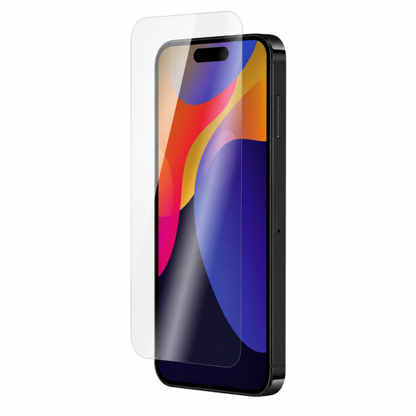 Moov Tempered Glass Screen Protector Compatible with iPhone 15 Pro