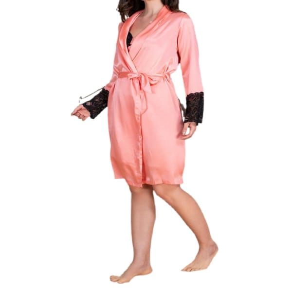 Women's Satin Lace Detailed Gown