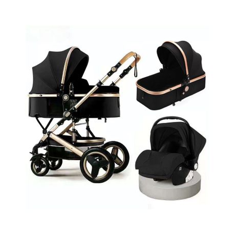 Baby Pram Stroller 3 in 1 Function Foldable with Car Seat Shop Today. Get it Tomorrow takealot