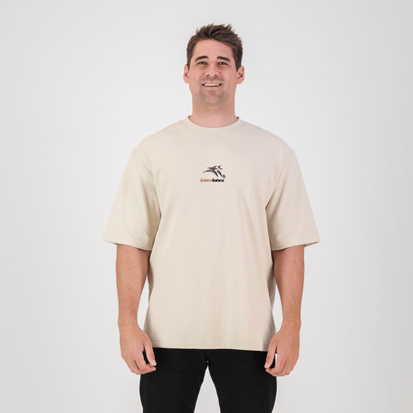 Bafana Bafana Men's Boxy Crew T-Shirt - Ivory