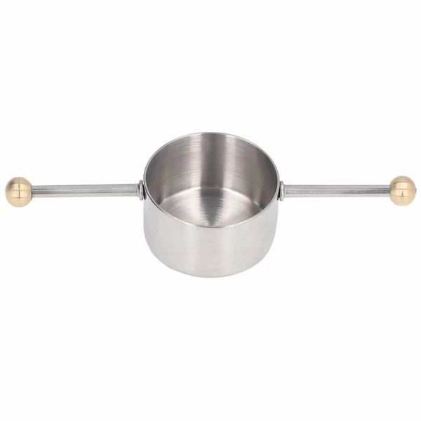 Double beads Bartending Measuring Cup Stainless Steel Measurer Ounces cup