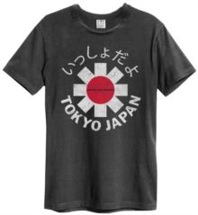 Red Hot Chilli Pepper - Tokyo Japan: Vintage T-shirt Charcoal