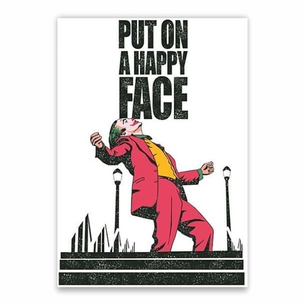 Put On A Happy Face Poster - A1