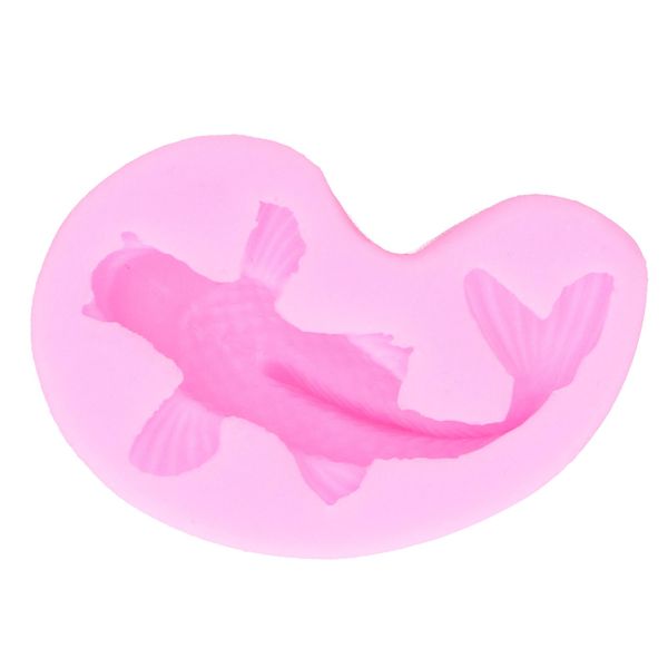 Goldfish Shape Fondant Mold Pink