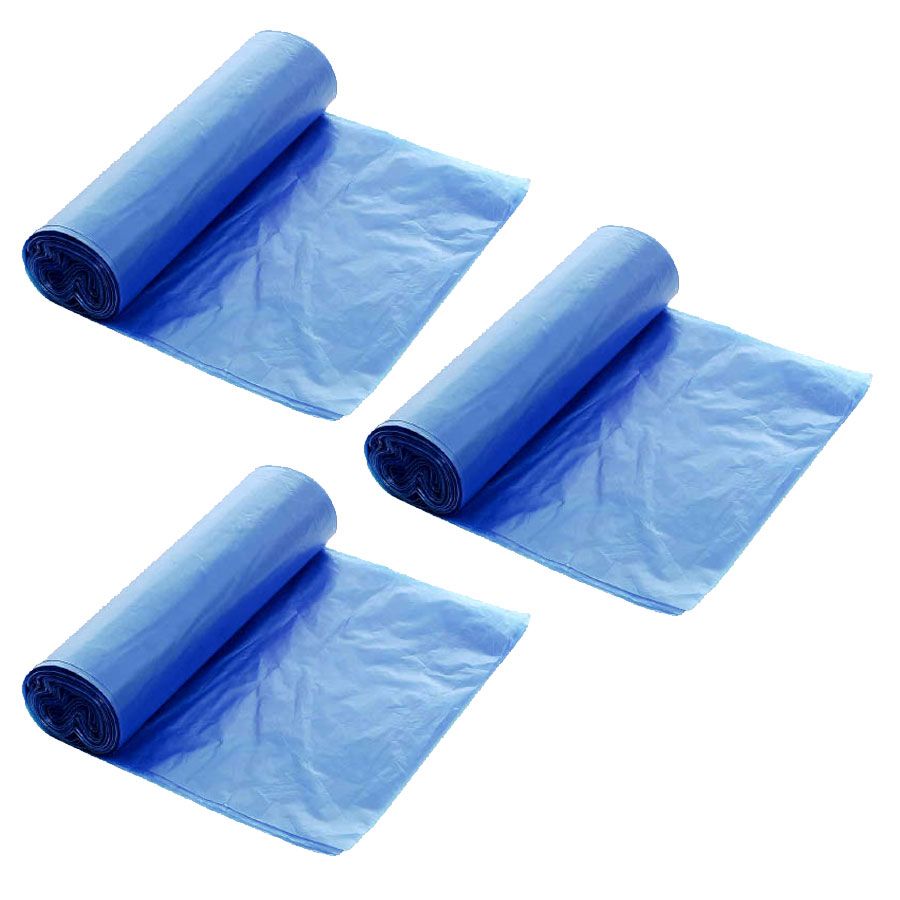 Sanitary Bin Liners 56x66cm 125 Liners Blue 3 Pack Shop Today