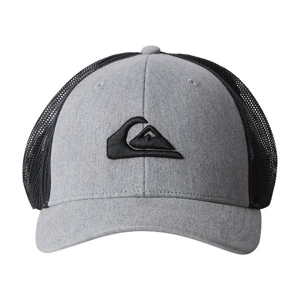 Quiksilver Mens Grounder Truker Cap - Heather Grey